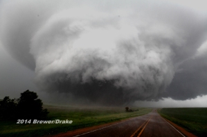 Violent Wedge Tornado & Mesocyclone near Coleridge, NE June 17, 2014